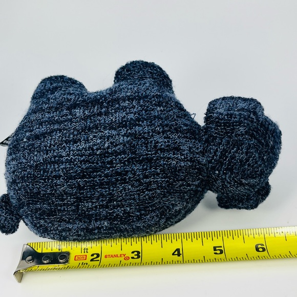 Bath and Body Works Plush Stuffed Animal Lamb Sheep Navy Blue Knit - Picture 8 of 8